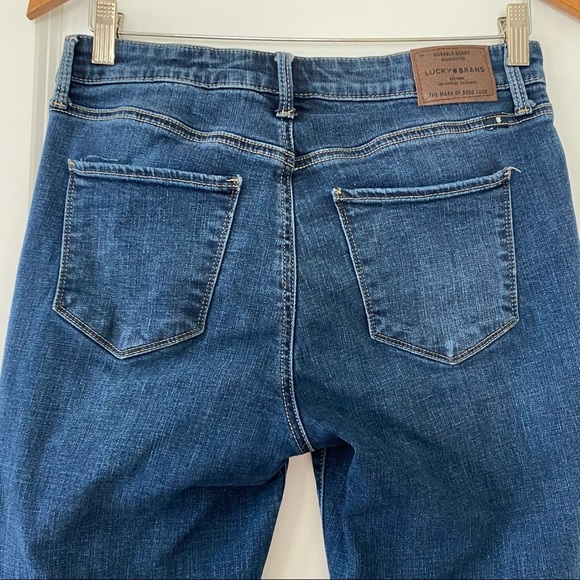 Lucky Brand High Waist Hayden Crop Blue Jeans Size 6/28 with MEASUREMENTS! - Picture 3 of 13